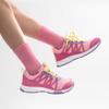 DREAM PAIRS Boys Girls Shoes Kids DuraPlay Tennis Footwear Non Slip Athletic Running Walking Lightweight Lace Up Sneakers for Little/Big Kid,Size 12 Little Kid,Pink/Hot Pink,SDRS2401K view 2