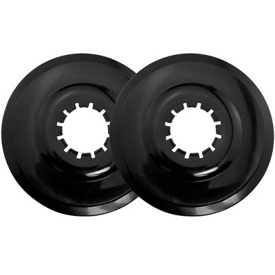 LUORNG 2PCS Bicycle Flywheel Guard Diameter 138mm Wire Protector Plastic Disc Accessories for Disc Brake Box Hubs Mountain Bike Shift Flywheel Chain Guard Black
