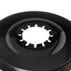 LUORNG 2PCS Bicycle Flywheel Guard Diameter 138mm Wire Protector Plastic Disc Accessories for Disc Brake Box Hubs Mountain Bike Shift Flywheel Chain Guard Black view 3