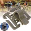 10 pcs Tactical Hydration Water Bladder Adjustable Drinking Tube Trap Strap Clip Holder Buckle Hose Webbing Clip Backpack Accessories BladderClip Water Tube Hydration HoseClip(Brown) view 2