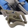 10 pcs Tactical Hydration Water Bladder Adjustable Drinking Tube Trap Strap Clip Holder Buckle Hose Webbing Clip Backpack Accessories BladderClip Water Tube Hydration HoseClip(Brown) view 3