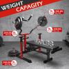 Chest Press Machine Upgraded, 1250LBS Foldable Bench Press Machine with Independent Converging Arms, Adjustable Height Chest Press Machine Space Saving Weight Bench, AB Workout Home Gym Equipment view 2