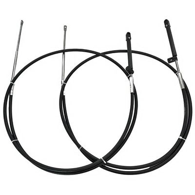 Fits Mercury GEN II Outboard Control Box Black Shift/Throttle Cable 13FT Boat Motor Steering System 2Pcs/Set