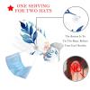 2 Packed Orchid Flowers Leaves Scrub caps Women Ponytail Scrub Cap Surgical Scrub Cap for Home view 3