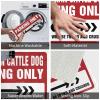 ADWD Spring Kitchen Mats Australian Cattle Dog Parking Only Rug Plain Door Mat for Crafts Entry Mats Indoor Home(Size:65X90CM), EHFPCFSCW-65X90CM view 3
