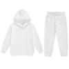 Boys 2 Pieces Sweatsuits Pullover Hoodie and Sweatpants Girls Fashion Tracksuit Set Birthday Gift for Kids (White,6 Years) view 1