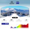 OutdoorMaster Falcon Ski Goggles Lens by ZEISS, OTG Snowboard Goggles Anti-fog, Magnetic Interchangeable Lens, Snow Goggles for Men & Women, Gray Vlt 13% view 2