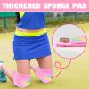 PAMAID Volleyball Knee Pads for Kids Girls, Sponge Knee Brace Breathable Flexible Elastic Knee Support for Volleyball Football Dance Skating Basketball Sports, 3-7 Years view 3