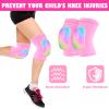 PAMAID Volleyball Knee Pads for Kids Girls, Sponge Knee Brace Breathable Flexible Elastic Knee Support for Volleyball Football Dance Skating Basketball Sports, 3-7 Years view 4
