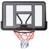 Backboard and Rim Combo 44" Wall-Mounted Shatterproof Performance PET Backboard & Rim Combo Kit Basketball Hoop for Indoor Outdoor view 1