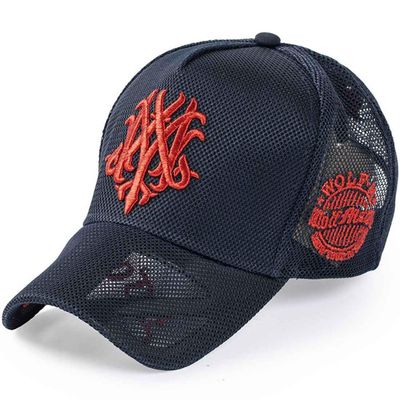 JNKET Unisex Breathable Baseball Cap Trucker Hats Outdoor Sports Cap Gorras Baseball Casquette (Polyester, Navy)