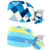 2 Packed Rhombus Wallpaper Scrub caps Women Chef hat Surgical Bouffant caps for Women for The Surgeon view 1