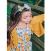 HINTINA 3T Toddler Little Girls Sleeveless Floral Print Spring Summer Dress And Long Sleeve Waffle Cardigan Set Fall Clothes Winter Outfits Yellow 3-4T Years view 4
