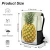 YHEGBFD Drawstring Bag,Fresh Pineapple Drawstring Backpack,travel Drawstring Backpack,gym String Bag with Side Pocket view 2