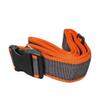 FixtureDisplays 6.5-12.5 Feet Adjustable Luggage Straps, Wide Travel Secure Belt for Suitcase, Luggage Accessories to Secure Bag Cargo Safe Quick-Release, Gray + Orange 22101-2D view 1