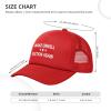 Make Orwell Fiction Again Mesh Hat Trucker Hat Vintage Baseball Cap Black view 4