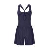Athletic Rompers for Women Sleeveless One Piece Workout Jumpsuits Wide Leg Yoga Shorts Romper Casual Gym Outfits view 2