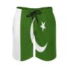 Adugen Origei Men's Printed Beach Pakistan Flag Shorts S view 2