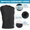 DGXINJUN Men's Baseball Chest Rib Protector Sleeveless Shirts Padded Shirt for Aldult Softball Football Rugby T Ball Heart Sternum Guard view 4