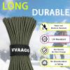 VVAAGG 1000 Paracord Rope 200FT, 4mm Utility Parachute Cord 12 Strand Nylon Rope for Camping, Tent, Clothsline, Outdoor Hiking, Fishing (Army Green, 200FT) view 3