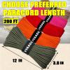 VVAAGG 1000 Paracord Rope 200FT, 4mm Utility Parachute Cord 12 Strand Nylon Rope for Camping, Tent, Clothsline, Outdoor Hiking, Fishing (Army Green, 200FT) view 4