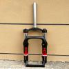 AUTES 20 inch 4.0" Fat Tire Electric Bike Suspension Fork, Spacing Hub 135mm 1 1/8 Straight Tube MTB Manual Lockout 9mm QR Mountain Bike Single Shoulder Ebike Front Forks (20"4") view 1