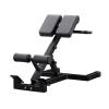 Heavy-Duty Adjustable Roman Chair Versatile Back Hyperextension Extension Roman Bench Abs Exerciser Leg Strength Trainer For Home Gym 5 Height Adjustable 330lbs Capacity
