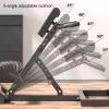 Heavy-Duty Adjustable Roman Chair Versatile Back Hyperextension Extension Roman Bench Abs Exerciser Leg Strength Trainer For Home Gym 5 Height Adjustable 330lbs Capacity view 3