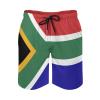 South African Flag Summer Beach Shorts 80s 90s Men's Swim Trunks Printed Beach Shorts for Men M view 2
