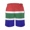 South African Flag Summer Beach Shorts 80s 90s Men's Swim Trunks Printed Beach Shorts for Men M view 3