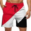 Adugen Origei Sealand,Principality of Flag Shorts Surf Men's Beach Swim Trunk L view 1