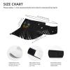 SwpWab Vintage Sunflower Central African Republic Flag Cool Breathable Fashionable Eye Protection Sunshade Top Hat Black view 4