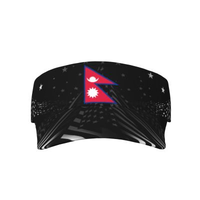 SwpWab Flag of Nepal Cool Breathable Fashionable Eye Protection Sunshade Top Hat Black