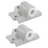 NDNCZDHC 2Pcs Boat Aluminum Oar Lock Socket 14MM Marine Round Gunwale Aluminum Jon Rowboat Oarlock Socket for Boat view 2