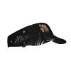 SwpWab Portrait of Yorkie Hound Cool Breathable Fashionable Eye Protection Sunshade Top Hat Black view 2