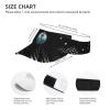 SwpWab Badge with Ship's Wheel and Anchor Rope Cool Breathable Fashionable Eye Protection Sunshade Top Hat Black view 4