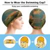 Brook Trout Fly Fishing Swim Cap for Men Women Short/Long Hair Swimming Cap Comfortable Bathing Cap Swimming Hat view 3