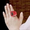 GMBYLBY Electronic Finger Counter LCD Electronic Digital Display Finger Hand Tally Counter Counting Rechargeable Green/Red/White Tally Clicker Counter view 3