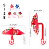 Qsvbeeqj Bicycles Handlebars Pinwheel Childrens Windmill Tricycles Windmill Bicycles Spinnings Pinwheel Kids Cycling Part Windmill for Childrens Bicycles view 3