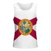 BRUAOWJF Florida State Flag Men's Workout Tank Tops Sleeveless T-Shirt Bodybuilding Muscle Shirts for Gym 5XL view 3