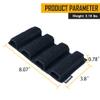 IDOGEAR Quadruple Pistol Mag Pouches 9mm Magazines Organizer Elastic Hook and Loop Insert Separate Magazine Pouch (Black) view 4