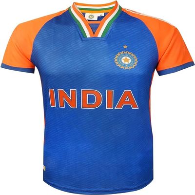 KNK Cricket Jersey T20 WC 2024 Supporter T-Shirt All Cricket Team Uniform - India 32
