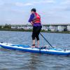 Aniwini Rechargeable Electric Fin for Surfboard and SUP, Portable Underwater Thruster with Remote Control and Adjustable Speed, Electric Paddle Board Fin view 2