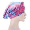 4 Pieces Womens Turban Hat Head Wrap Chemo Cap Ethnic Bohemia Tie Dye Pre-Tied Twisted Braid Hair Cover Headwear view 4