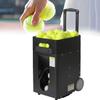 Portable Tennis Ball Machine, Home Tennis Ball Machine, with 50 Large Capacity, Adjustable Launching Angle, Speed, Rotation Frequency, for All Tennis Players Lovers view 1