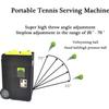 Portable Tennis Ball Machine, Home Tennis Ball Machine, with 50 Large Capacity, Adjustable Launching Angle, Speed, Rotation Frequency, for All Tennis Players Lovers view 2