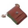 Foraging Bag Foldable Lightweight Leather Canvas Pu Leather Canvas Bag Nature Explorer Suitable for All Kinds of Outdoor Activities Such As Camping Beach Hiking view 4