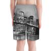 Brooklyn Bridge Manhattan Skyline Teen Boys Beach Shorts Swim Trunks Casual Board Shorts for 7-20 Years view 2