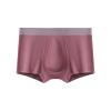xoxingysm Mens Boxer Organic Latex Support Pouch Trunks Comfortable Breathable Crotch Seamless Flat Angle Underwear Underpant view 1