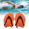 Yuecoom Hand Paddle,Swim Paddles Hand,Swim Training Hand Paddles, Swimming Hand Paddles for Women and Men,Swimming Assistant Hand Fins for Teenagers Beginner,Sturdy Anti Slip(Orange) view 3